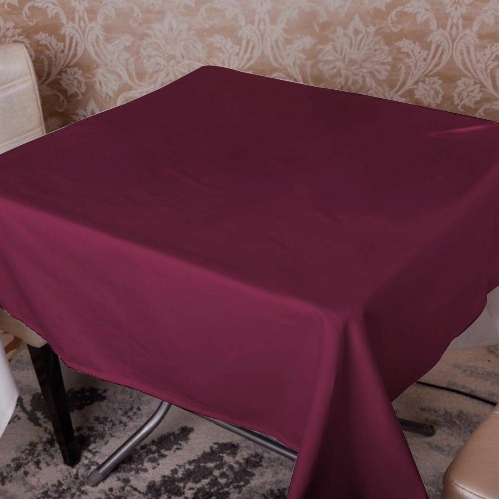 Burgundy Paper Table cover Pack of 25