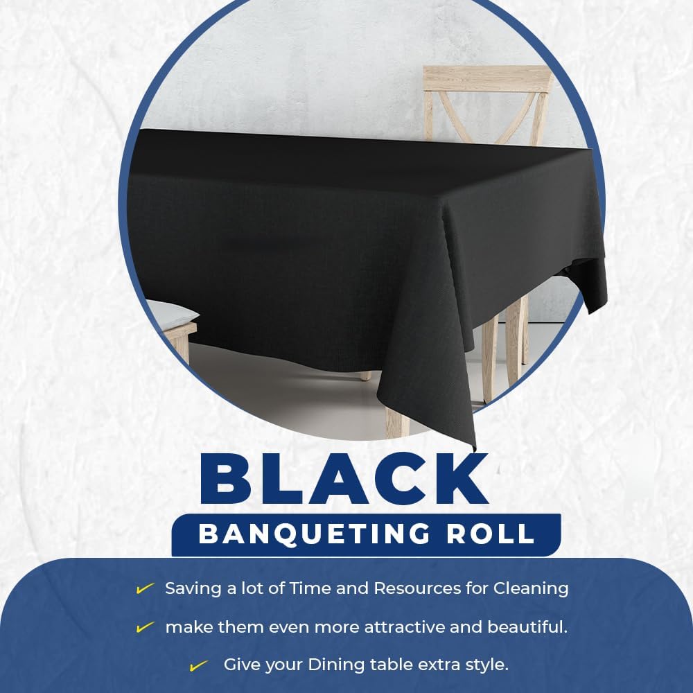 Black Banquet Roll 25M x 1.14M