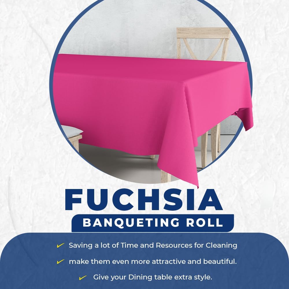 Fuchsia Banquet Roll 25M x 1.14M