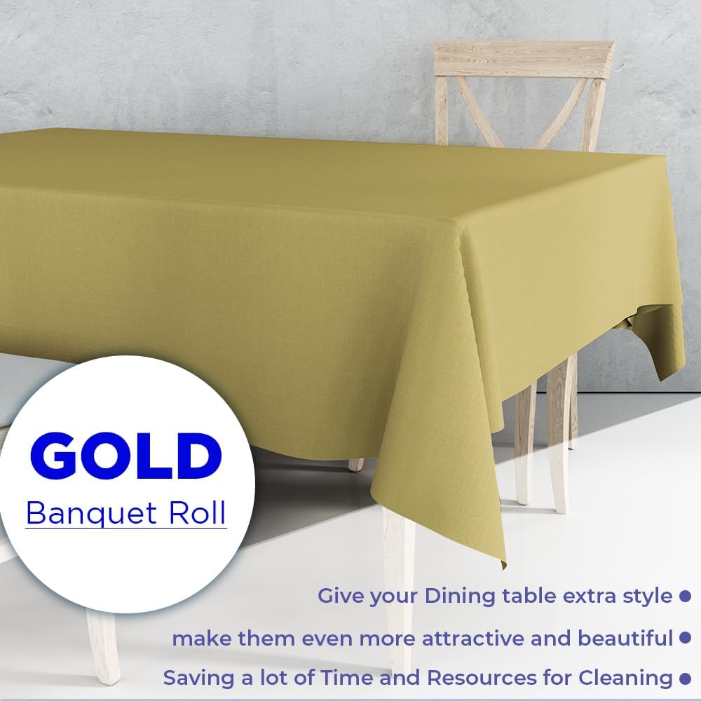 Gold Paper Banquet Roll