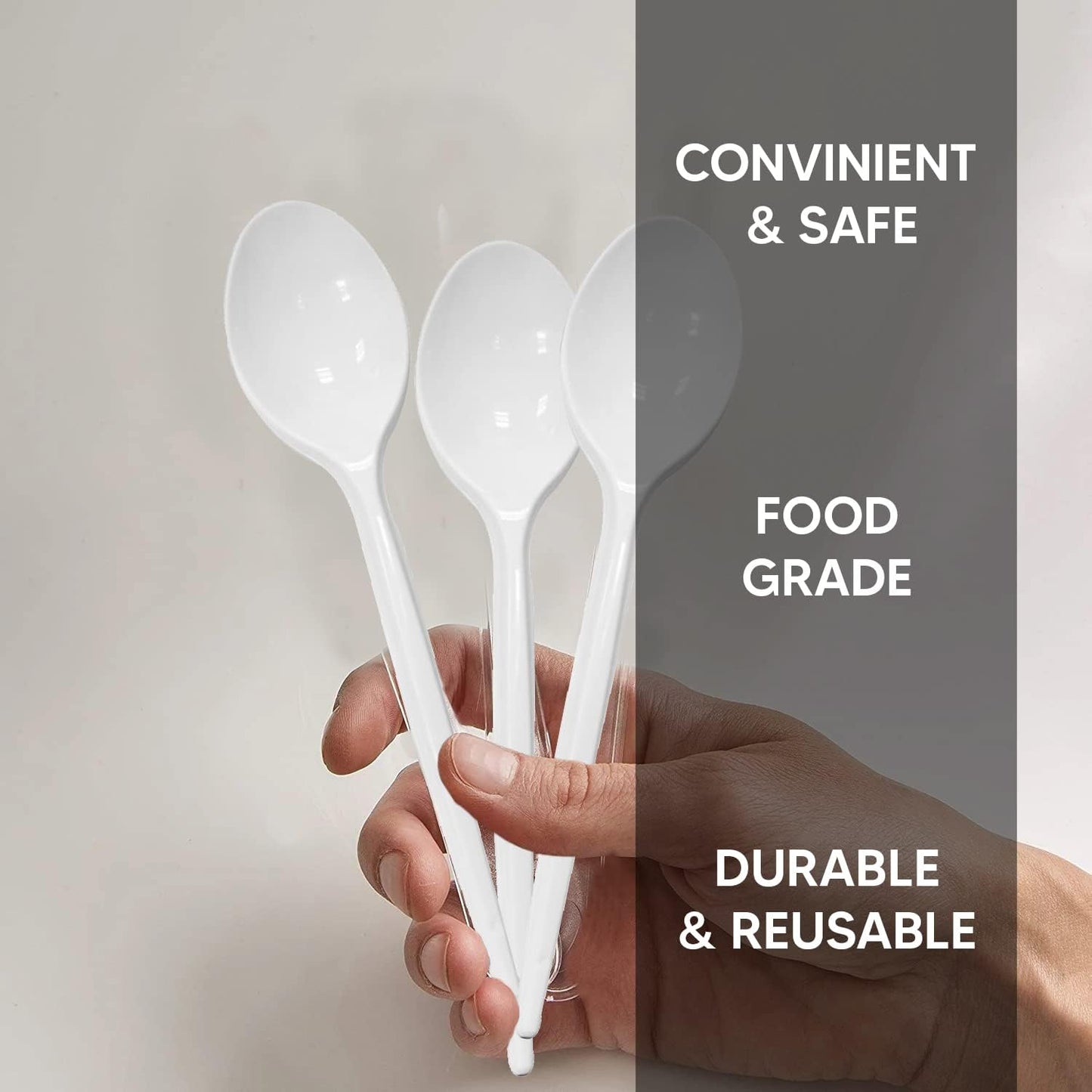 Reusable Plastic Spoons