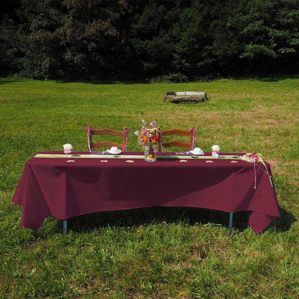 Burgundy Paper Table cover Pack of 25