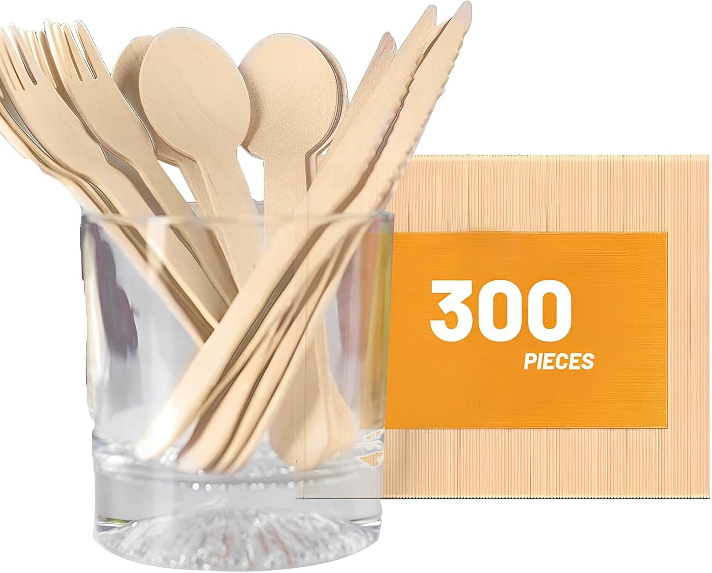 Biodegradable Disposable Wooden Cutlery Set